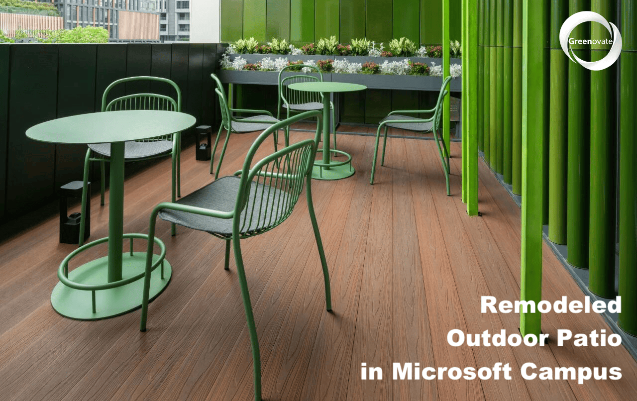 Microsoft FPC Decking Renovation: UV-Protected & Anti-Mold | Greenovate Tech